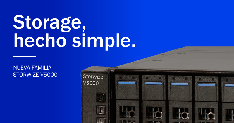 IBM Storwize v5000 disponible en Commit IT